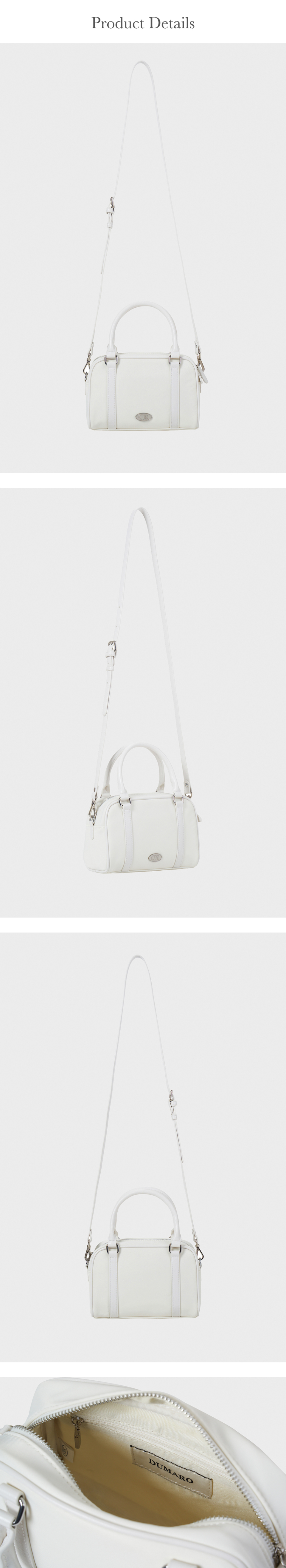 ★dumaro★ Journey Small Two Way Crossbody Bag Ivory MUSINSA | DUMARO Journey Small Two Way Cross Bag / Iovry