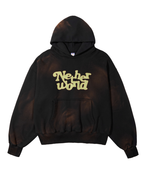 ACID WASHED HOODIE Чёрный