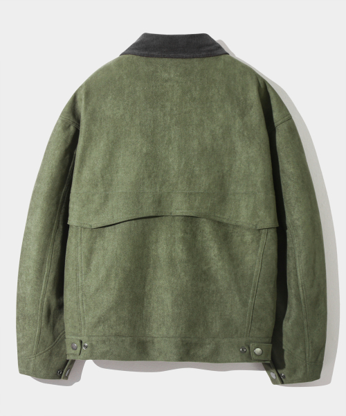 ASI OG Essential Trucker куртка — Suede Olive