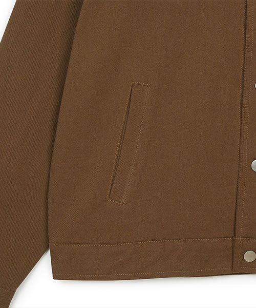 TRUCKER PATCH JACKET - Коричневый