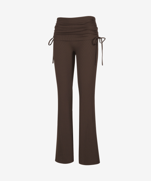 Elplex Rib Shirring оверлейд брюки-клёш буткат FW Ver