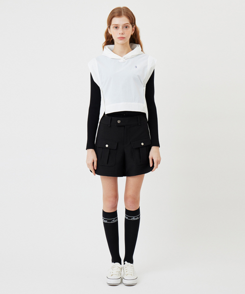 Жилет с капюшоном Even Bear White