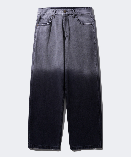Градиентные джинсы варенки Black JJLP9156