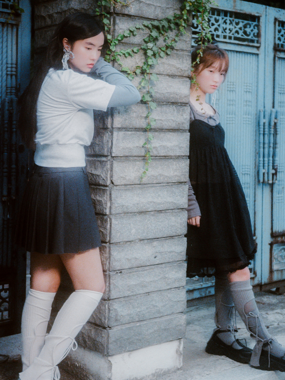 ワンピースその他 [TUOMIO] RIBBON MINI MESH DRESS MUSINSA | TUOMIO RIBBON MINI MESH DRESS [BABY BLUE]