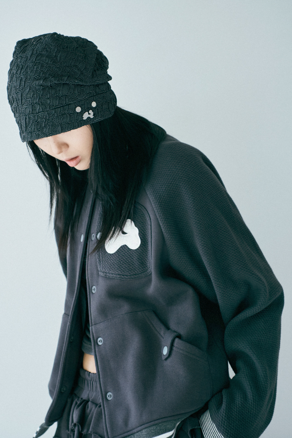 hugyourskin Patch varsity jacket ハグユアスキン hugyourskin Patch varsity jacket ハグユアスキン