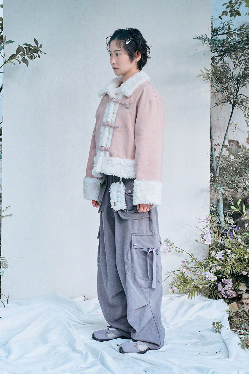 【hug your skin】 Multi cargo pants /追跡付 MUSINSA公式 | HUG YOUR SKIN Multi Cargo Pants (Grey)