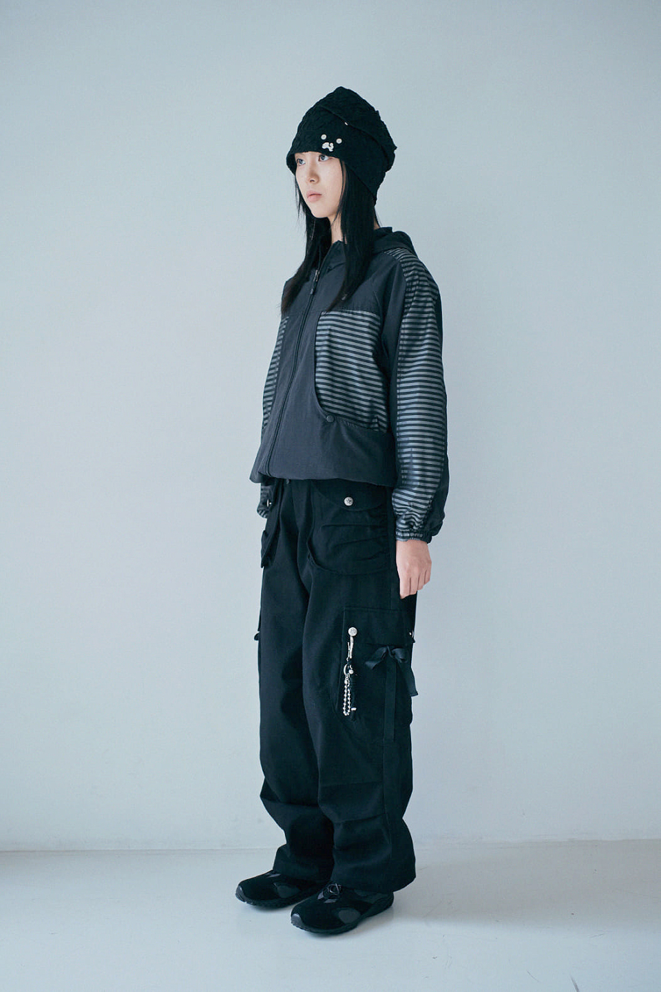【hug your skin】24fw Multi cargo pants MUSINSA | HUG YOUR SKIN Multi Cargo Pants (Black)