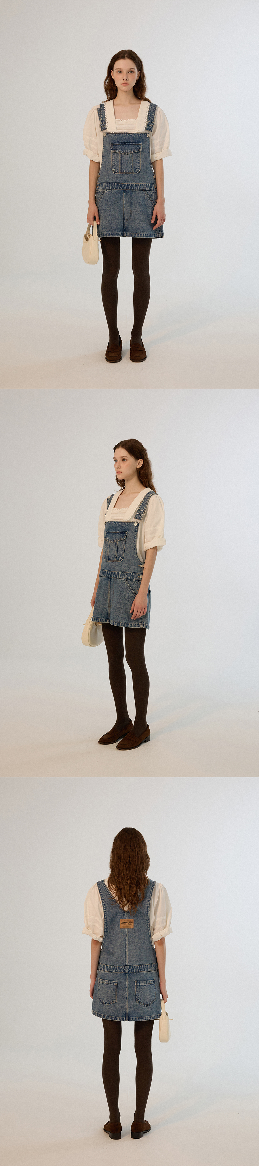 【SOMEWHEREBUTTER】Combi Denim Overall - Middle Blue MUSINSA | SOMEWHEREBUTTER Combi Denim Overall - Middle Blue