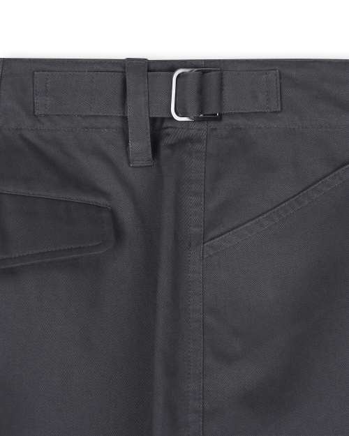 [BESLOW X DERRICK] Брюки карго COTTON TWILL CHARCOAL