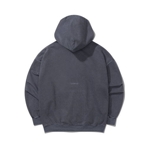 Худи на молнии с пигментным лого Navy