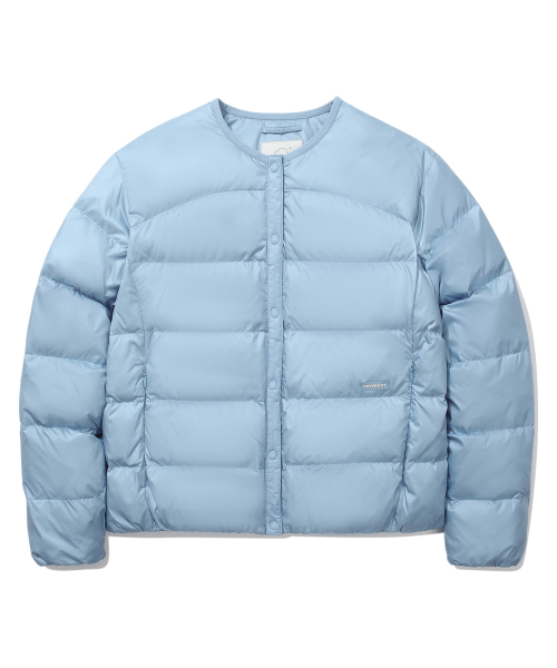 Женский пуховик без воротника RDS Coverlite Light Blue