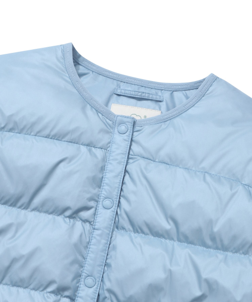 Женский пуховик без воротника RDS Coverlite Light Blue