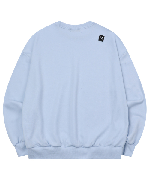 Heart Lettering Loose Fit Long Sleeve Sweatshirt Unisex (3 Colors) thumbnail 14