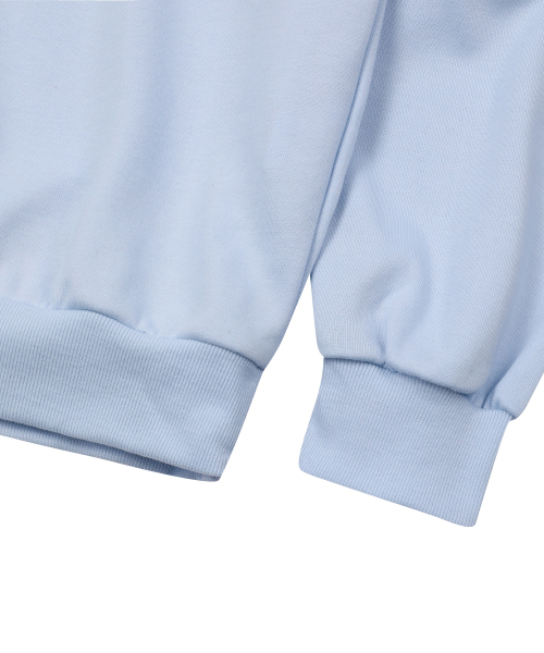 Heart Lettering Loose Fit Long Sleeve Sweatshirt Unisex (3 Colors) thumbnail 16