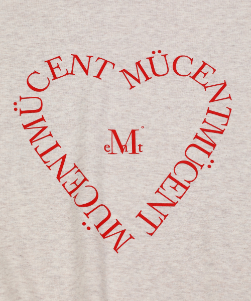Heart Lettering Loose Fit Long Sleeve Sweatshirt Unisex (3 Colors) thumbnail 20
