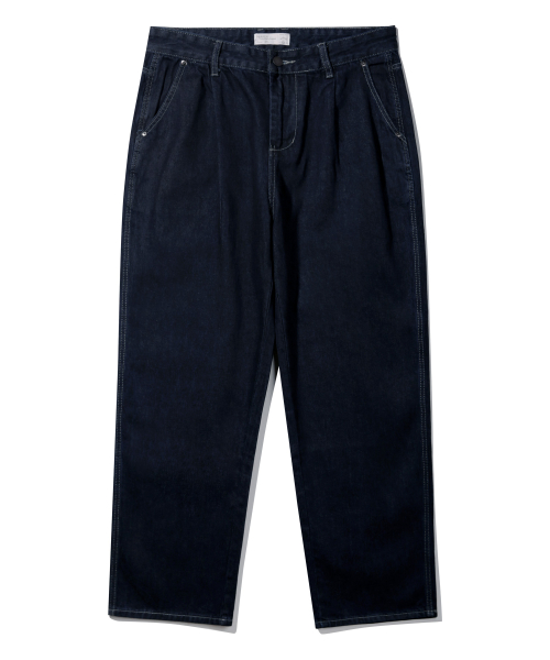 Джинсы с одной складкой BK8935_Indigo
