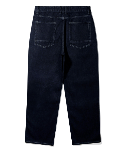Джинсы с одной складкой BK8935_Indigo