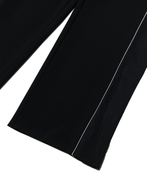 Слаксы с контрастным кантом - Black