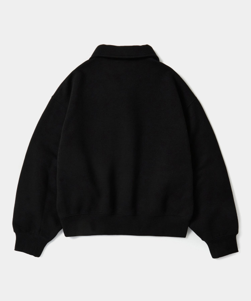 SIG ARCH LOGO WOMEN FLEECE H/ZIP SWEATSHIRTS Black