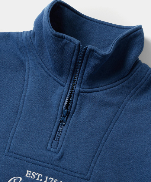 Свитшот CU BIG SCRIPT TERRY H/ZIP SWEATSHIRTS French Blue