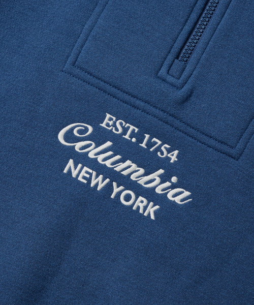Свитшот CU BIG SCRIPT TERRY H/ZIP SWEATSHIRTS French Blue