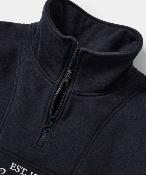 Свитшот на молнии CU BIG SCRIPT TERRY H/ZIP SWEATSHIRTS Crown Navy