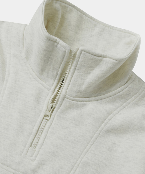 Свитшот на молнии CU BIG SCRIPT TERRY H/ZIP SWEATSHIRTS (Oatmeal)