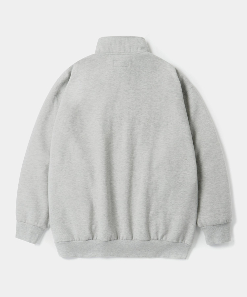 CU BIG ARCH H/FLEECE H/ZIP SWEATSHIRTS Mсерый