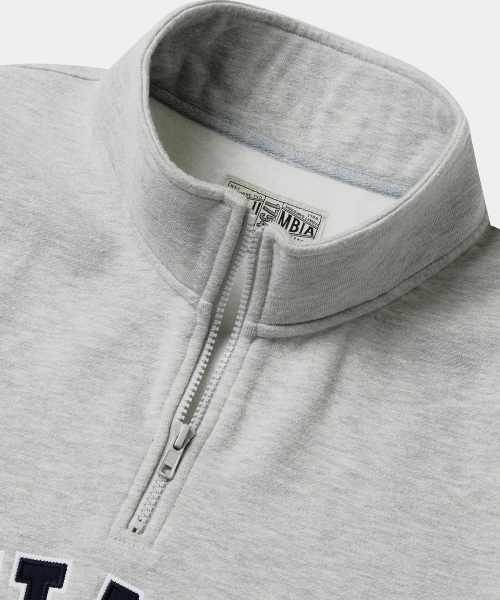 CU BIG ARCH H/FLEECE H/ZIP SWEATSHIRTS Mсерый
