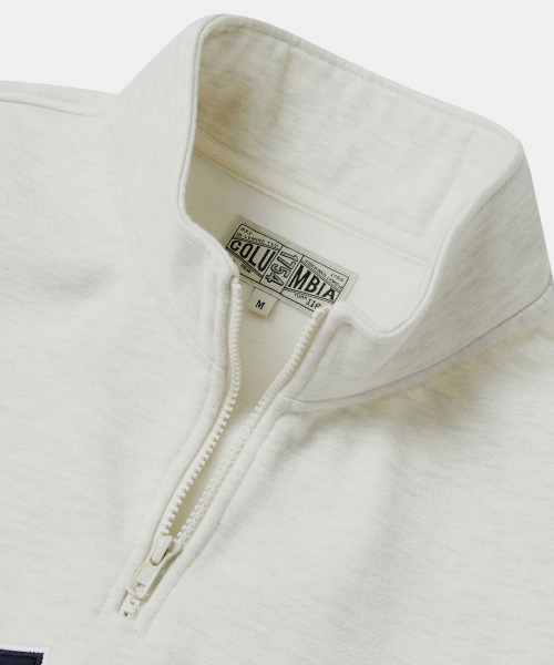 Флисовый анорак CU BIG ARCH H/FLEECE H/ZIP SWEATSHIRTS овсяный