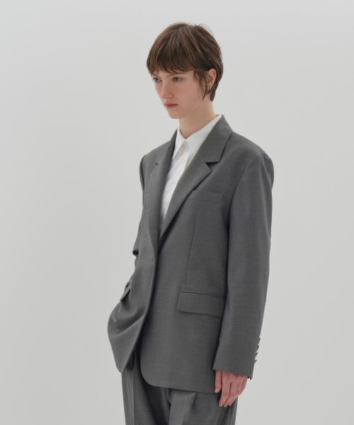 Классический оверсайз жакет (grey)