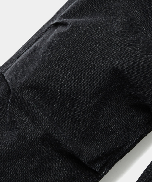SL-LABEL поясные парашютные джинсы Black Denim