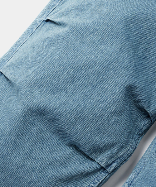 Джинсы SL-LABEL BELTED PARACHUTE DENIM PANTS Light Denim