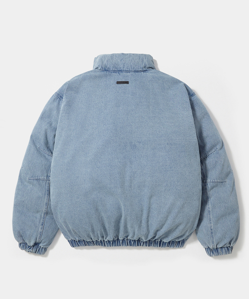 Джинсовый пуховик оверсайз B/S STREET DENIM OVER PUFFER Light Denim