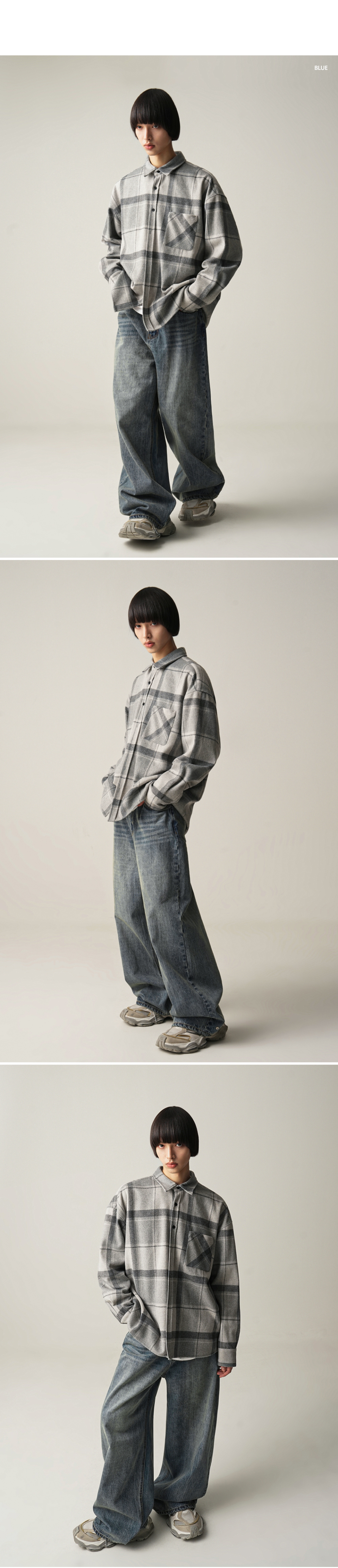 ★2024SS新作★AVANDRESS★Pinch Wide Denim Pants MUSINSA | AVANDRESS Snap Wide Denim Pants BLACK