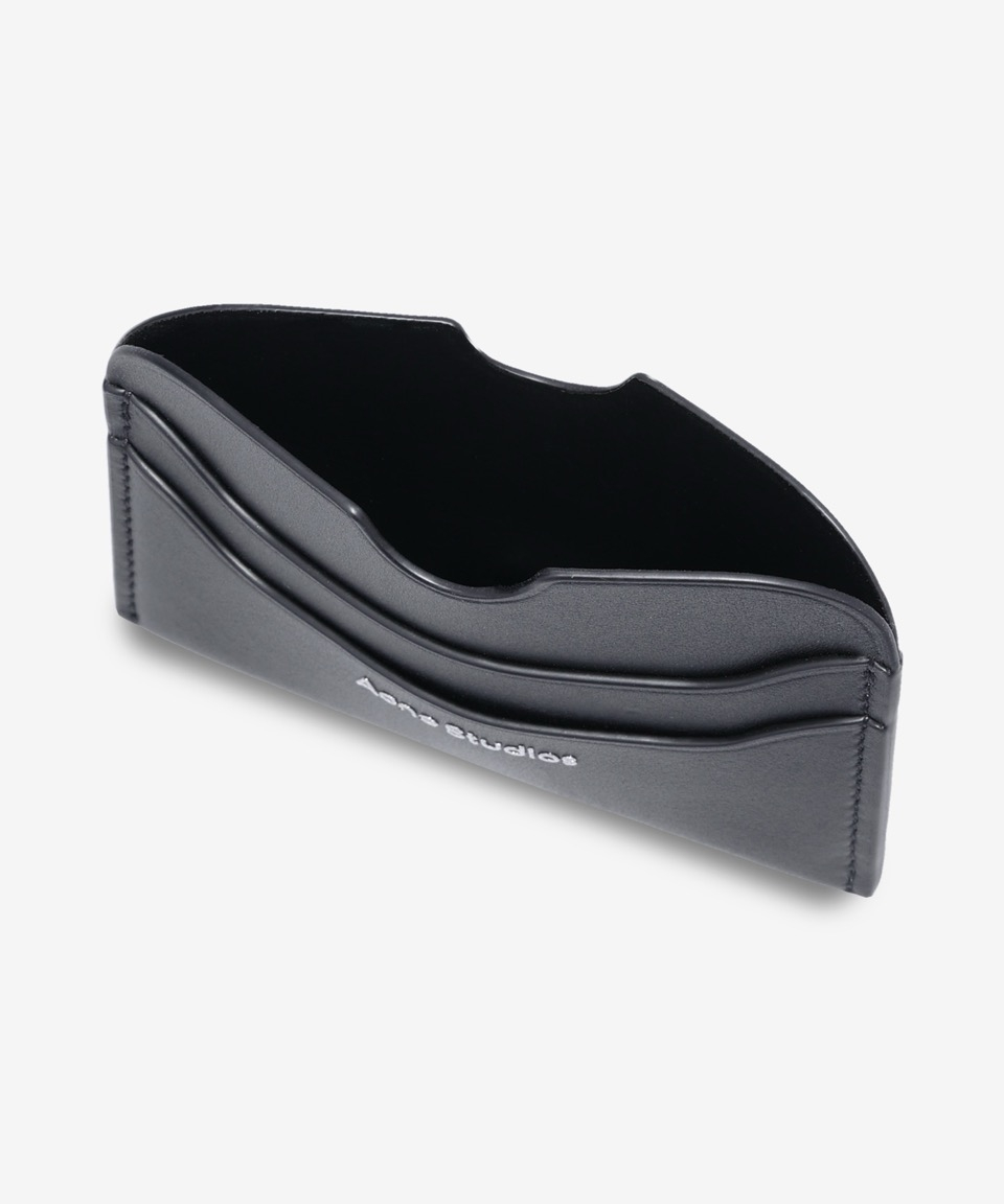 ■Acne Studios■ Leather Card Holder Black CG0234900 CG02349 Acne Studios - Leather card holder - Black