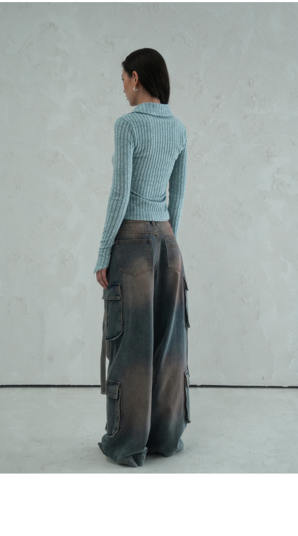 AVANDRESS ♥ Ribbon Wide Cargo Pants CAMO /追跡付 Designer fashion, Seoul-fully created | W Concept