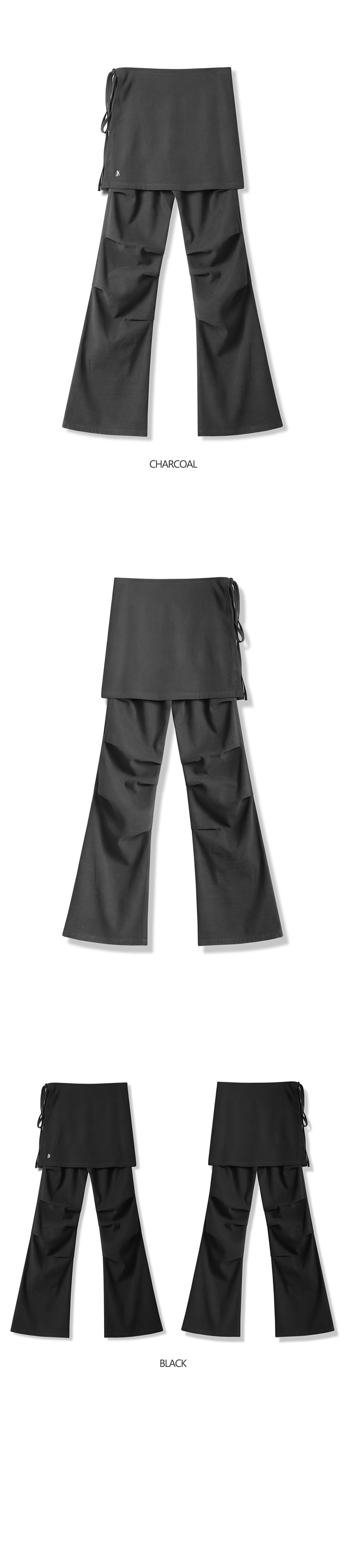 パンツ AVANDRESS Wrap Layered Pants 2COL 어반드레스(AVANDRESS) Wrap Layered Pants - 2COL - 사이즈