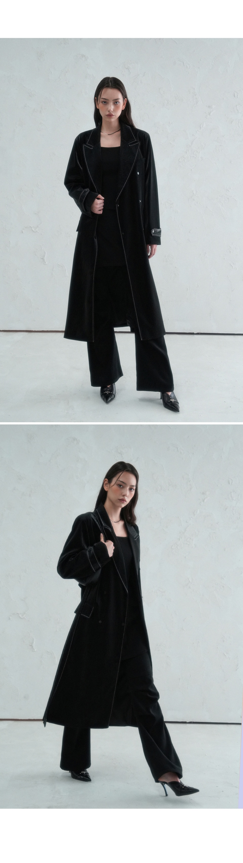 パンツ AVANDRESS Wrap Layered Pants 2COL 어반드레스(AVANDRESS) Wrap Layered Pants - 2COL - 사이즈