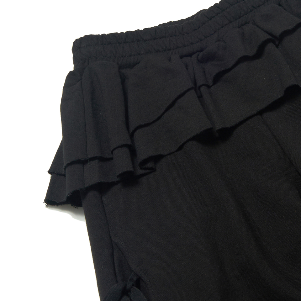 ◆HUG YOUR SKIN Frill Skirt Jogger Pants/2色◆ hugyourskin Frill Skirt Jogger Pants 韓国