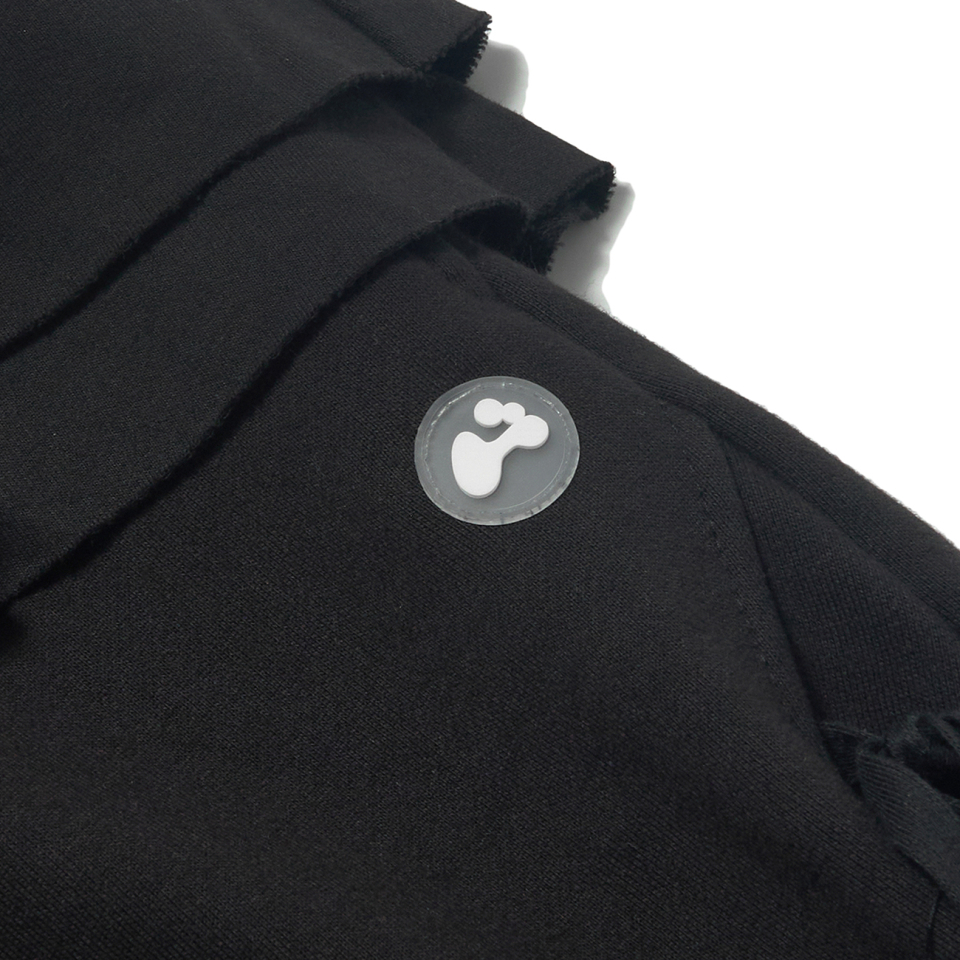 MUSINSA公式 | HUG YOUR SKIN Frill Skirt Jogger Pants (Black)