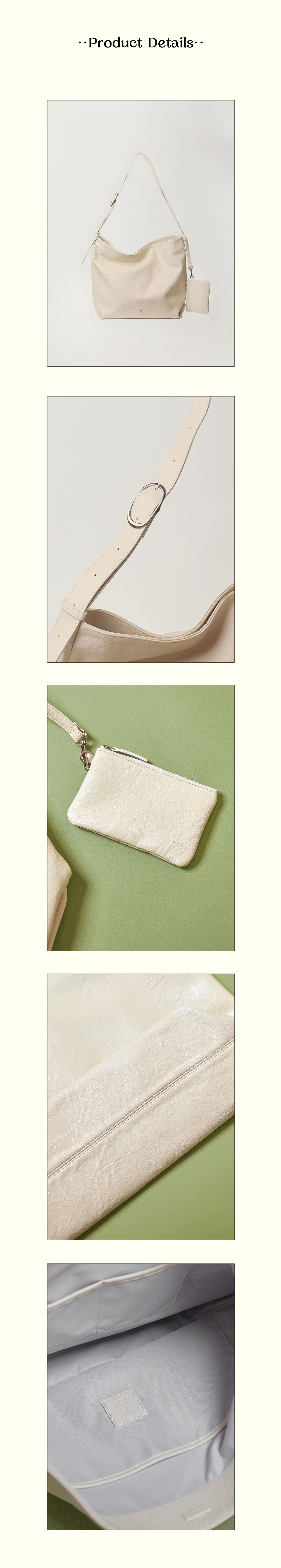 ★HEEARI★ [2nd Reorder] Tale Buckle Big Bag_Ivory MUSINSA | HEEARI Tail Buckle Big Bag_Ivory
