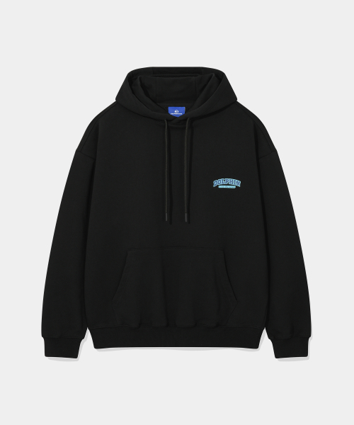 Худи Dolphin с силиконовым принтом, Black