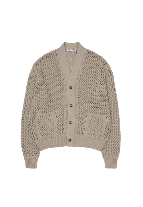[MIJ] Вязаный кардиган кроше V2 - Sand Beige