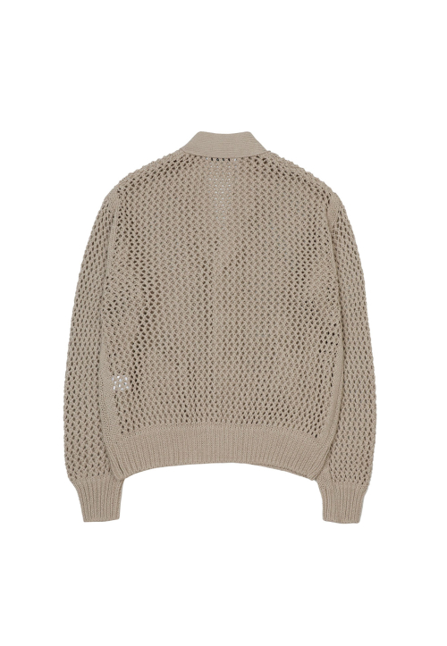 [MIJ] Вязаный кардиган кроше V2 - Sand Beige
