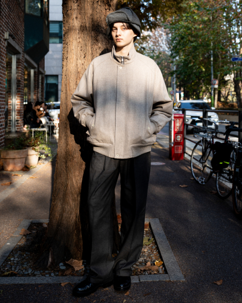 Stella Cash Blend Harrington Jacket (Mink)