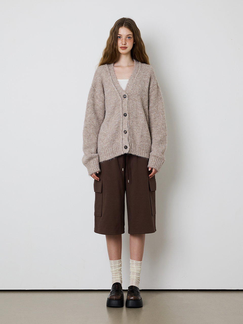★MEENDERI★BARTACK STITCH POCKET SHORTS - BROWN★正規品 MUSINSA | MEENDERI [UNISEX] BARTACK STITCH POCKET SHORTS - BROWN