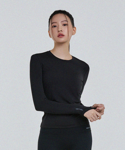 Термолонгслив унисекс Aerowarm Black
