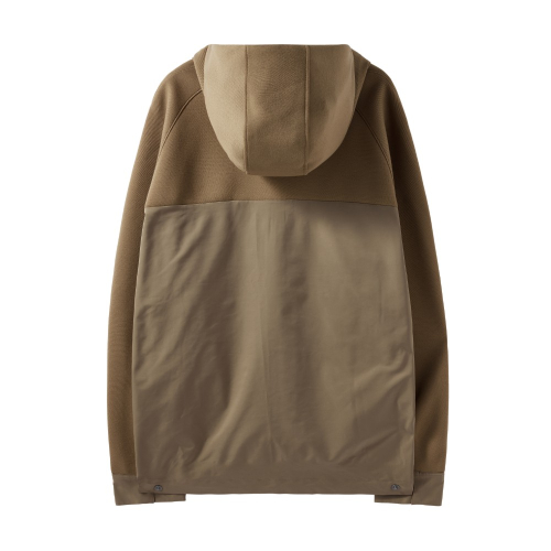CITY SWEAT HOOD T-SHIRT - L/BROWN (P244MHD202)