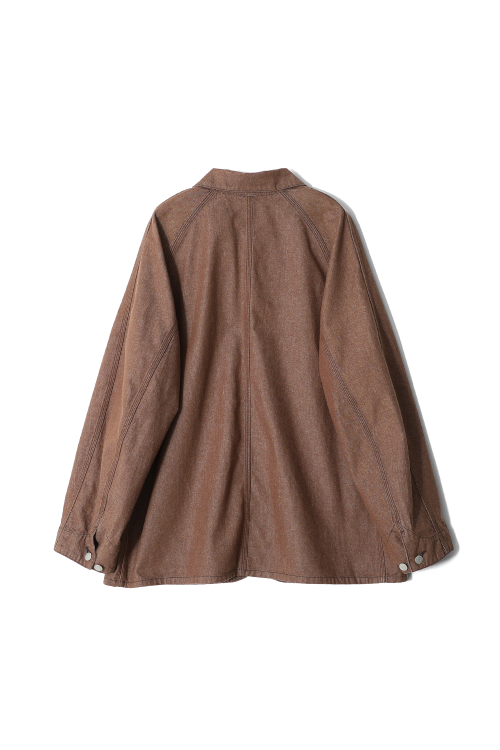 Painter Denim Chore Jacket Brown